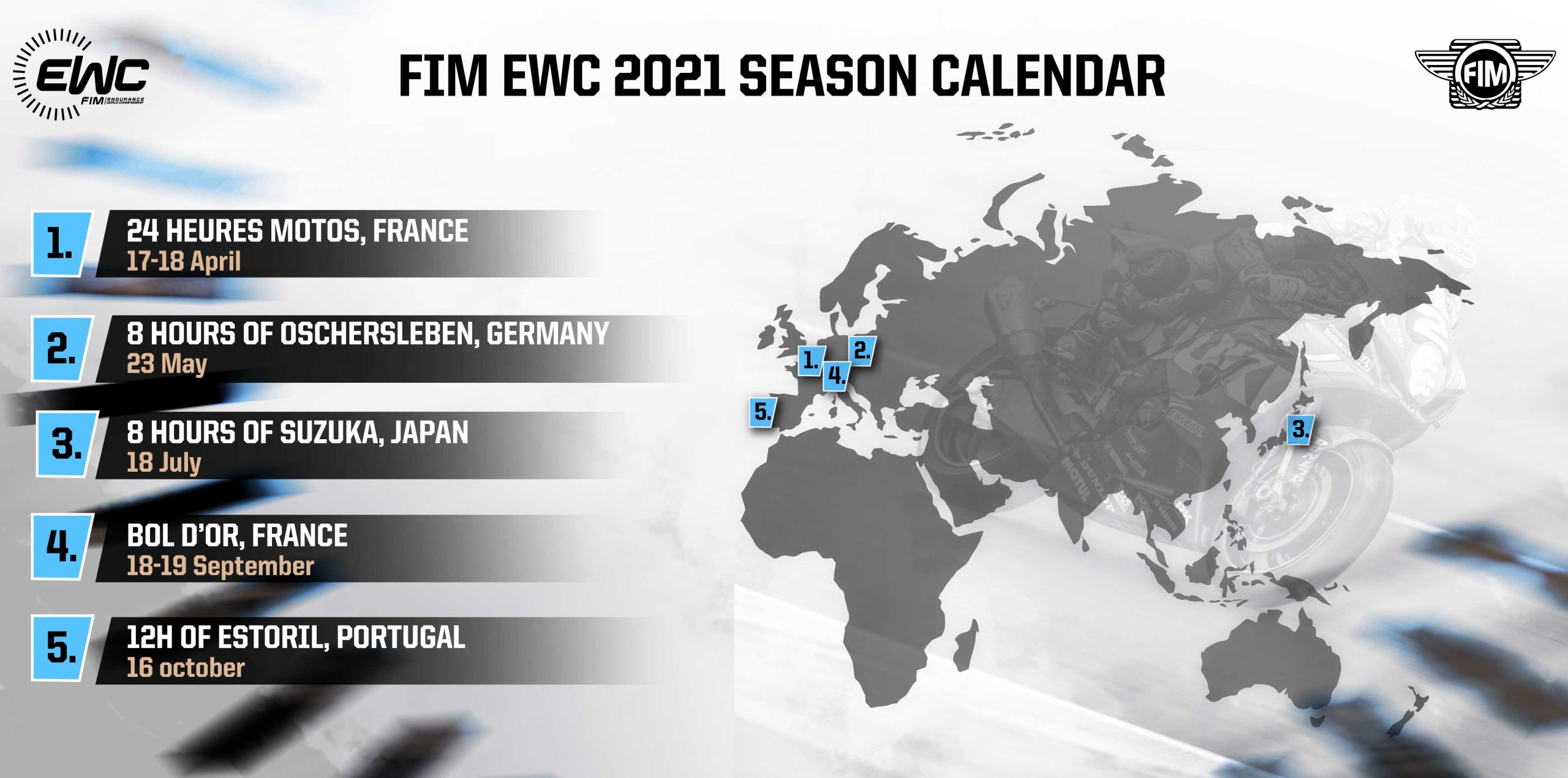 2021EWCレースカレンダー