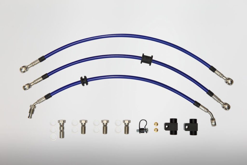 BUILDLINE ビルドアライン 車種別ブレーキホースキット DRAG STAR 250 00-16 ステンレス フロント スモークコーティングホース仕様 BUILDLINE ビルドアライン 車種別ブレーキホースキット ZRX1100 アルミ