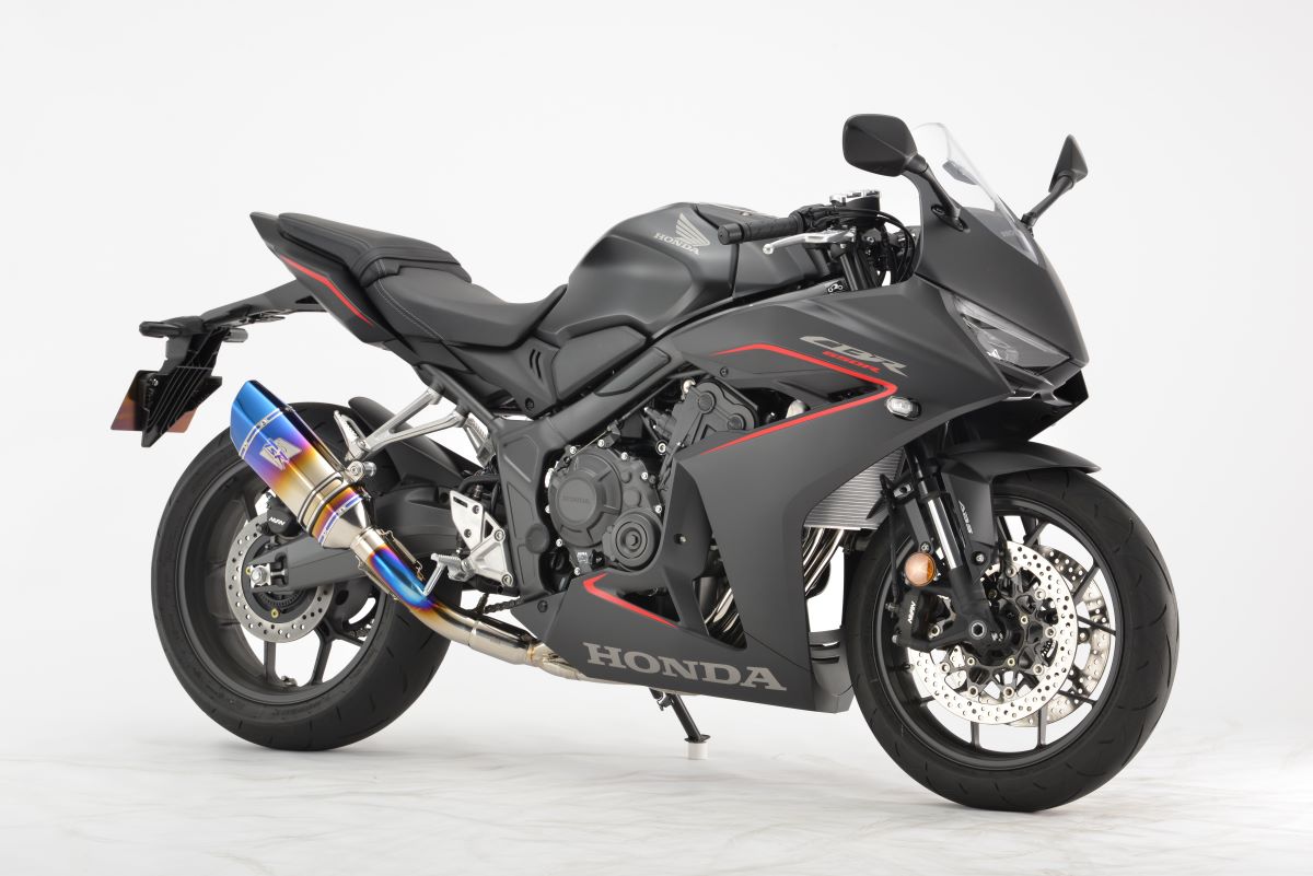 わいんれっど　cbr650rマフラー CBR650RにMOTOGPのようなサイド出しマフラーでかっこよく！｜AxxL
