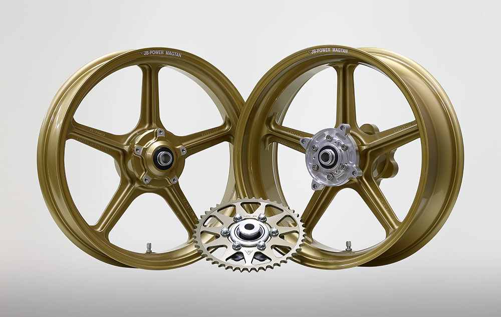 CB1000F マグネシウム鍛造ホイールセット（ゴールド）